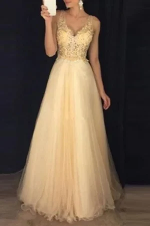 Party Dresses Sleeveless Women Wedding Sexy Dress Party Formal Fashion Long Dress V-Neck Women'S Vestidos En Oferta LiquidacióN